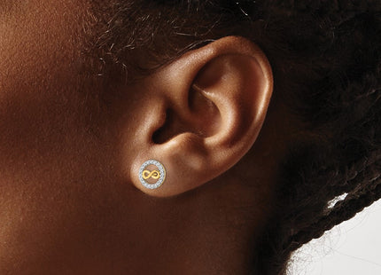 14k Yellow Gold Earrings Style YE2024 - Classique Jewelry Inc.