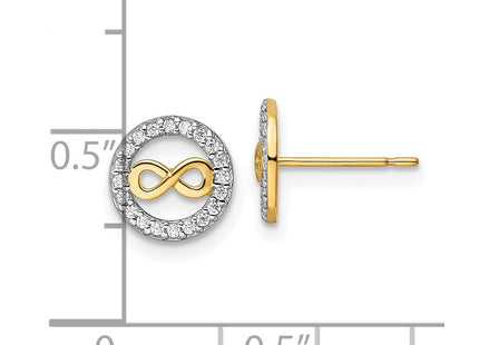 14k Yellow Gold Earrings Style YE2024 - Classique Jewelry Inc.