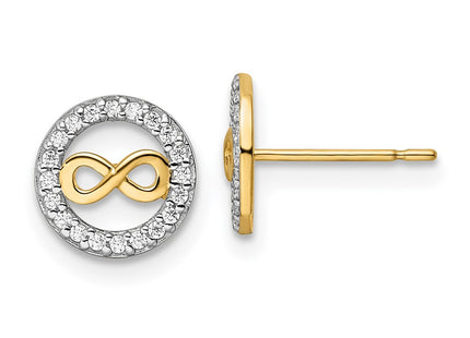 14k Yellow Gold Earrings Style YE2024 - Classique Jewelry Inc.