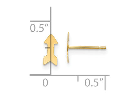 14k Yellow Gold Earrings Style YE2039 - Classique Jewelry Inc.