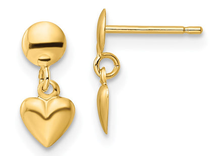 14k Yellow Gold Earrings Style YE2049 - Classique Jewelry Inc.