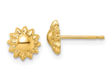 14k Yellow Gold Earrings Style YE2051 - Classique Jewelry Inc.