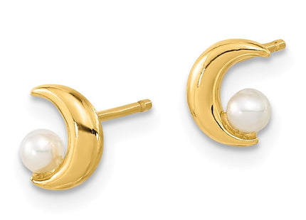 14k Yellow Gold Earrings Style YE2054 - Classique Jewelry Inc.