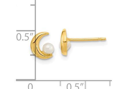 14k Yellow Gold Earrings Style YE2054 - Classique Jewelry Inc.