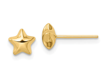 14k Yellow Gold Earrings Style YE2064 - Classique Jewelry Inc.