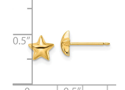 14k Yellow Gold Earrings Style YE2067 - Classique Jewelry Inc.