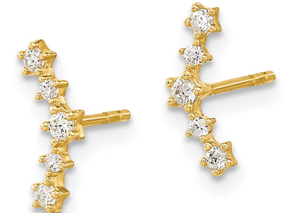 14k Yellow Gold Earrings Style YE2069 - Classique Jewelry Inc.