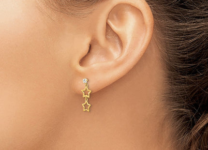 14k Yellow Gold Earrings Style YE2071 - Classique Jewelry Inc.