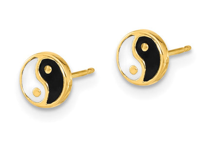 14k Yellow Gold Earrings Style YE2073 - Classique Jewelry Inc.