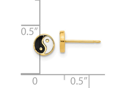 14k Yellow Gold Earrings Style YE2073 - Classique Jewelry Inc.