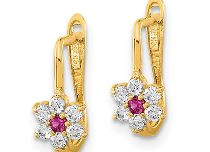 14k Yellow Gold Earrings Style YE2082 - Classique Jewelry Inc.