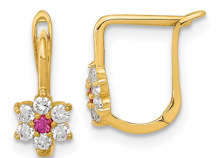 14k Yellow Gold Earrings Style YE2082 - Classique Jewelry Inc.