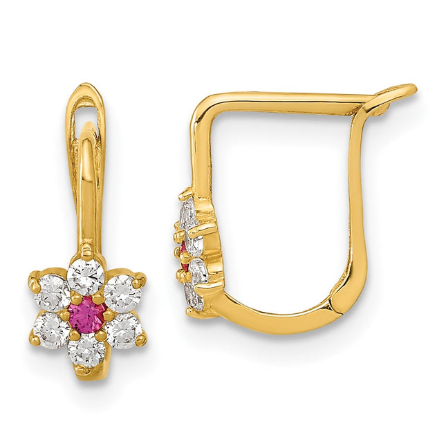 14k Yellow Gold Earrings Style YE2082 - Classique Jewelry Inc.