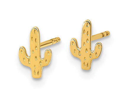 14K gold earrings, alternate view