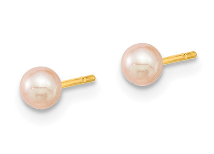 14k Yellow Gold Earrings Style YE2099 - Classique Jewelry Inc.