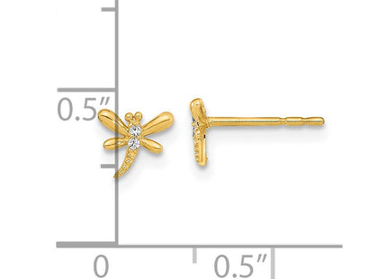 14k Yellow Gold Earrings Style YE2101 - Classique Jewelry Inc.