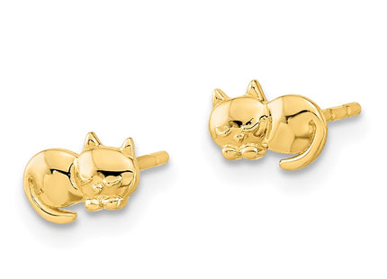 14k Yellow Gold Earrings Style YE2104 - Classique Jewelry Inc.