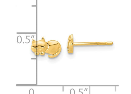 14k Yellow Gold Earrings Style YE2104 - Classique Jewelry Inc.