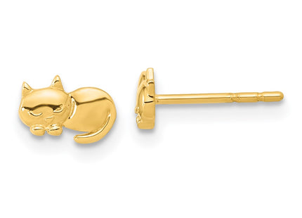 14k Yellow Gold Earrings Style YE2104 - Classique Jewelry Inc.