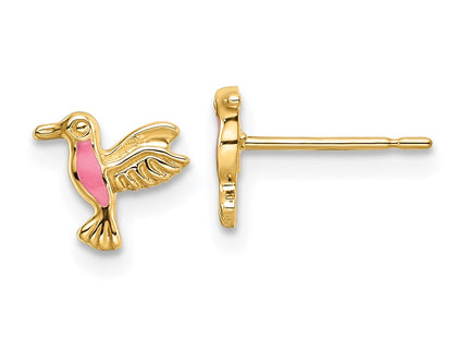 14k Yellow Gold Earrings Style YE2106 - Classique Jewelry Inc.