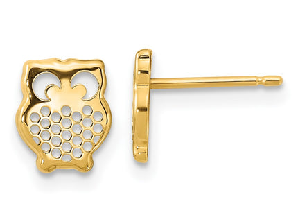 14k Yellow Gold Earrings Style YE2109 - Classique Jewelry Inc.