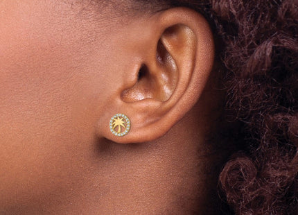 14k Yellow Gold Earrings Style YE2110 - Classique Jewelry Inc.