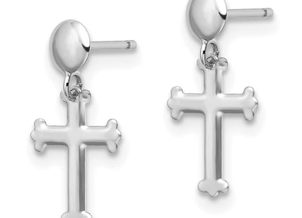 14k White Gold Earrings Style YE2124W - Classique Jewelry Inc.