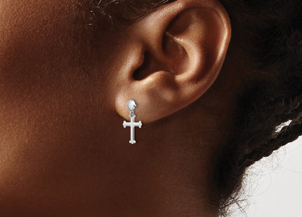 14k White Gold Earrings Style YE2124W - Classique Jewelry Inc.