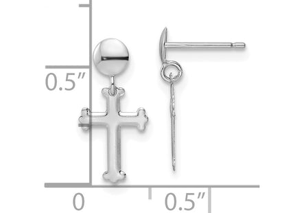 14k White Gold Earrings Style YE2124W - Classique Jewelry Inc.