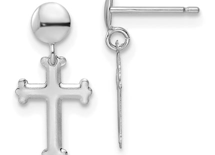 14k White Gold Earrings Style YE2124W - Classique Jewelry Inc.