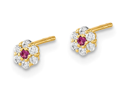 14k Yellow Gold Earrings Style YE2126 - Classique Jewelry Inc.