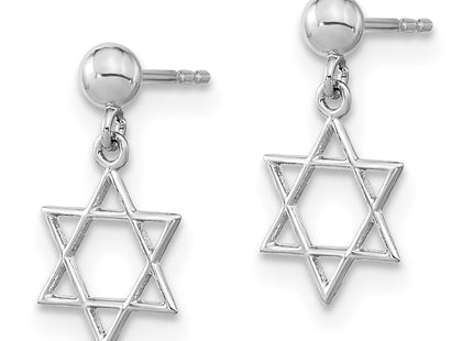 14k White Gold Earrings Style YE2129 - Classique Jewelry Inc.