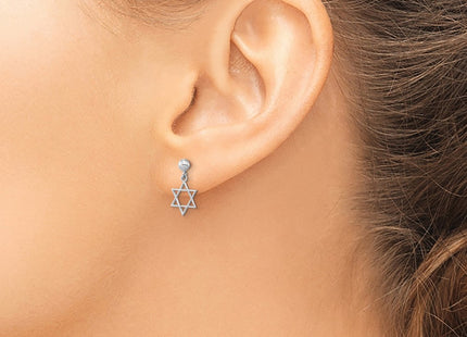 14k White Gold Earrings Style YE2129 - Classique Jewelry Inc.