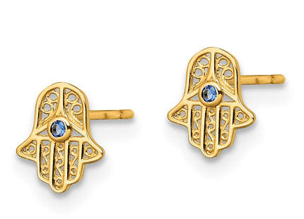 14k Yellow Gold Earrings Style YE2131 - Classique Jewelry Inc.