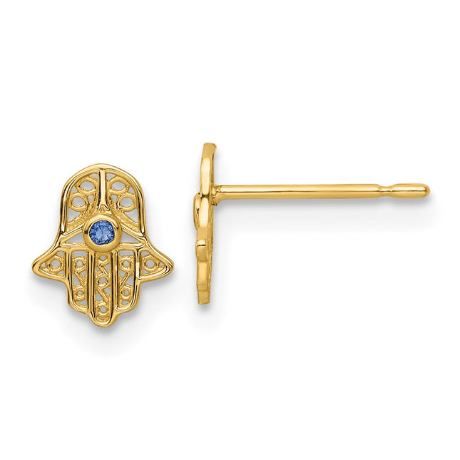 14k Yellow Gold Earrings Style YE2131 - Classique Jewelry Inc.