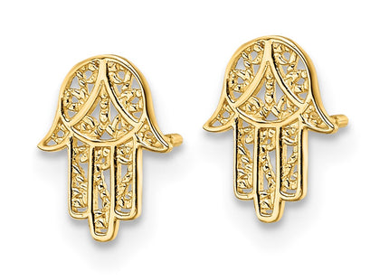 14k Yellow Gold Earrings Style YE2132 - Classique Jewelry Inc.
