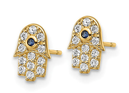 14k Yellow Gold Earrings Style YE2133 - Classique Jewelry Inc.