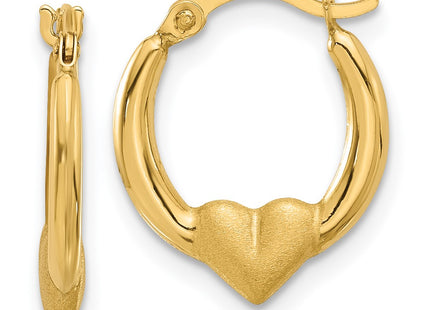 14k Yellow Gold Earrings Style YE2140 - Classique Jewelry Inc.