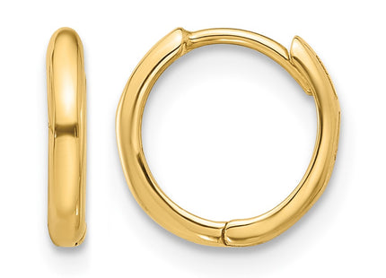 14K gold hoop earrings