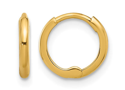 14K gold hoop earrings