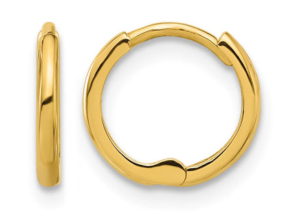 14K gold hoop earrings
