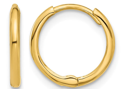14K gold hoop earrings