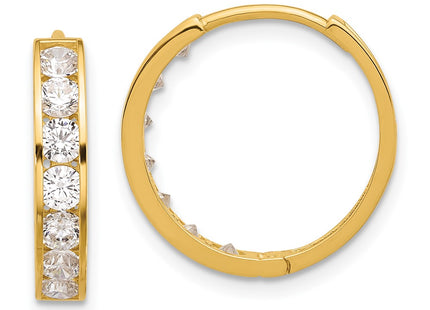 14k Yellow Gold Earrings Style YE2156 - Classique Jewelry Inc.