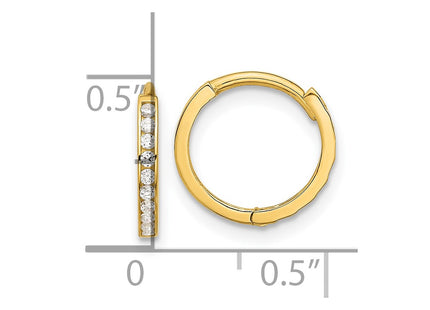 14k Yellow Gold Earrings Style YE2159 - Classique Jewelry Inc.