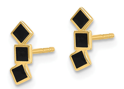 14k Yellow Gold Earrings Style YE2171 - Classique Jewelry Inc.
