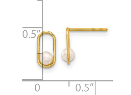 14k Yellow Gold Earrings Style YE2172 - Classique Jewelry Inc.