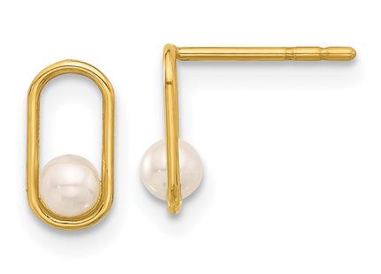 14k Yellow Gold Earrings Style YE2172 - Classique Jewelry Inc.