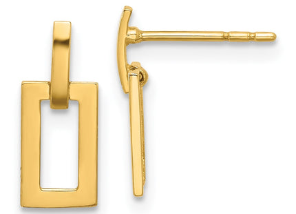 14k Yellow Gold Earrings Style YE2174 - Classique Jewelry Inc.