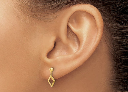 14k Yellow Gold Earrings Style YE2175 - Classique Jewelry Inc.