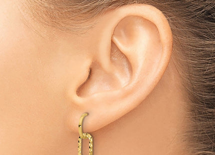 14k Yellow Gold Earrings Style YE2176 - Classique Jewelry Inc.